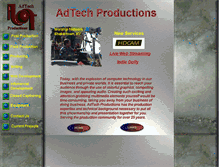 Tablet Screenshot of adtechproductions.com